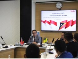 Vise Ministru Finansas Vizita Kortezia ba Telin iha Jakarta